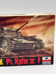 Vintage ESCI 8003 Pz.Kpfw. II Ausf. F German Tank WWII 1:72 Scale Model Kit New