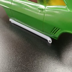 1/24 1/25 Scale 3D Resin Vintage Side Pipe Set Lrg. Custom Model