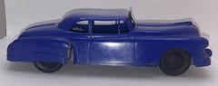 1950 Pontiac Chieftain Wind-Up BO Headlights MARX 1/20 Blue VF-XLNT