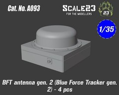 Scale23 1/35 Bft Antenna Gen. 2 Blue Force Tracker (4pcs)