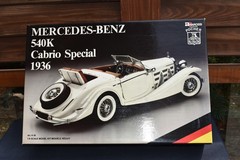 Pocher Mercedes Benz 1936 540K Cabrio Special 1:8 model unopened factory sealed