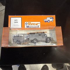 Roco Minitanks (NEW) 1/87 WWII German Mercedes L1500 LF8 Fire Truck Lot #2524K