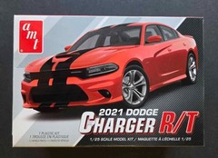 AMT 2021 Dodge Charger RT 1:25 Kit 1323M Open Box With Wide Body Kit installed
