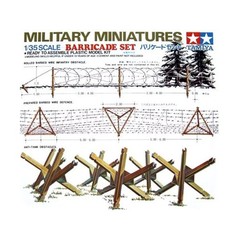 TAMIYA Military Model 1:35 Barricade Set SW (New)