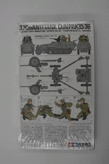 TAM35035 1:35 Tamiya 3.7cm Anti-Tank Gun Pak 35/36