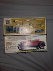 Vintage AMT ‘A’venger ‘29 ‘A’ Ford Roadster and 62′ Corvette Model kits