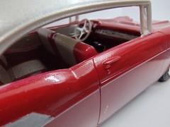 AMT Ertl 31543 1/25 Scale 1957 Chevy Hard Top Plastic Model Kit Assembled
