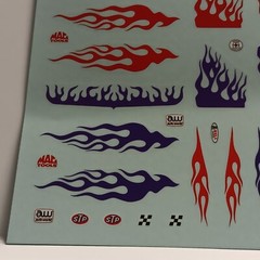 Decal Sheet Bantam Blast Altered Roadster MPC 1/25 AA/FA FUEL Vintage Sponsors
