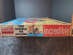 1960 Renewal NO. 802 The Visible V8 Engine ASSEMBLY Kit -IN ORIGINAL BOX -AS IS