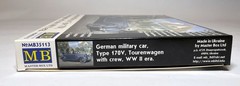 Master Box German military car, Type 170V, Tourenwagen w/crew, WWII 35113 New