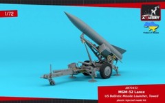 MGM-52 Lance, US Tactical Ballistic Surface-to-Surface Mis. 1/72 Armory 72432