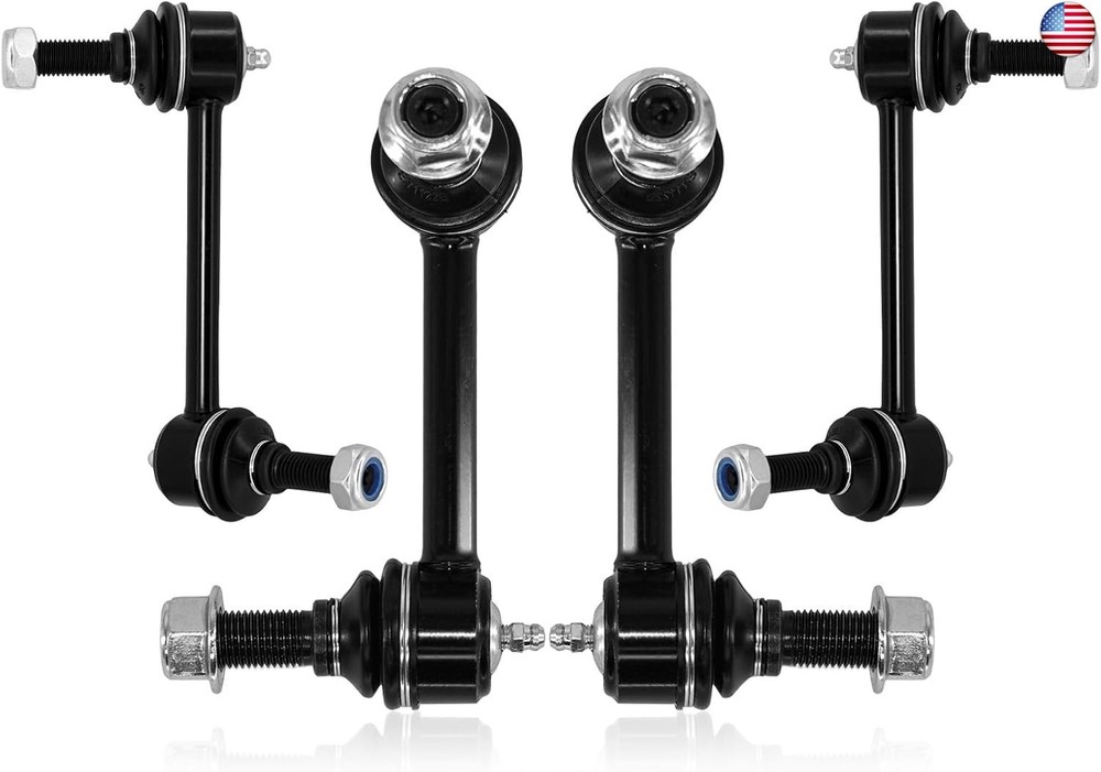 Sway Bar Links, Replacement For K6667 K6668 K80824 K80825 Front Rear Stabilizer