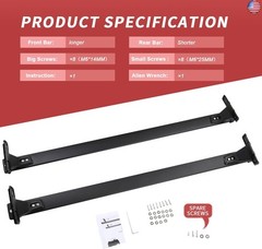 KINGGERI 220lbs Cross Bars Roof Racks Fit for Chevy Chevrolet Blazer 2019 2020