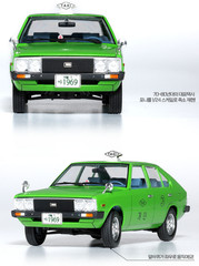 Academy Hyundai Pony Taxi 1/24 Plastic Model Kit #15140 Classic Retro Car Hobby