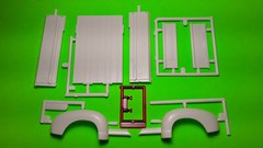 50 1950 Chevy 3100 Pickup Truck 1/25 Bed Box Tailgate Fenders Model Car Part Lot