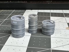 1/25 1/24 3D Resin Beer Kegs For Truck Bed Or Diorama