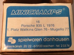 Porsche 935 1976 Minichamps Metal Kit Spielwaren Danhausen Watkins Glen Mugello