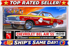 AMT 1962 Chevorlet Bel Air SS 409 Turbo Fire Joe Gardners 1:25 Scale Model NIB