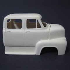 NB295 Jimmy Flintstone 1953 Ford 4 door Cabover resin car body