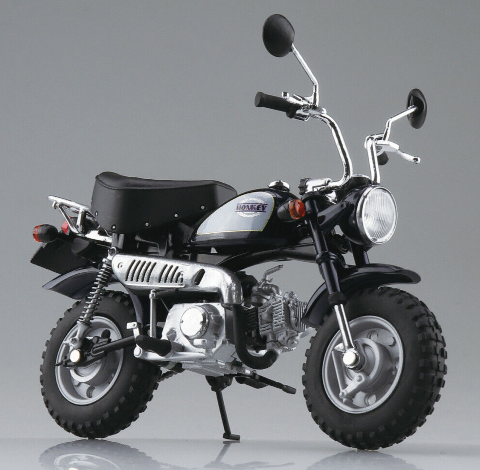 Aoshima 1/12 HONDA MONKEY Limited DIE CAST Model -IMPERIAL BLUE-