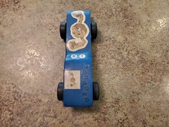 Vintage Wood BSA Pinewood 7″ Derby Car