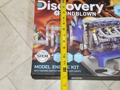 Discovery Mindblown Model Engine Build Kit 4 Cylinder Combustion STEM 104 Piece