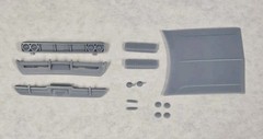 ABS-LIKE RESIN 3D PRINTED 1/25 1969 DODGE POLARA 4-DOOR SEDAN BODY SET