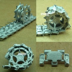 1/35 US M113 ACAV Tank Metal Tracks w/Drive Sprockets Set Fits AFV Club/Tamiya