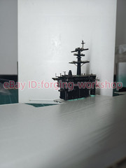 NEW 1 /700 island structure of the U.S. Nimitz-class aircraft carrier Unpainted