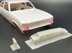 Chevy Nova SS Rally Concours 3D Printed Grille for 1:25 MPC Model Kit