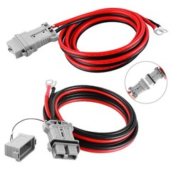 Micrl Waterproof Battery Quick Connect Disconnect 8.2Ft 8 Awg Cable 50 Amps 6-8