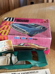 Original AMT 1970 Oldsmobile Toronado Model Kit 1:24 partially assembled/painted