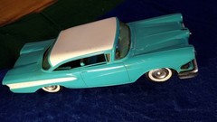 Vintage Dealer Promo Car AMT 1958 Ford Edsel. Turquoise Blue/White Top, 2 Door