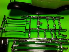 1932 Ford Sedan Delivery 1/25 Hood Body Glass Chrome Bumpers Grill Interior Tub