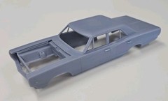 ABS-LIKE RESIN 3D PRINTED 1/25 1968 DODGE CORONET 4-DOOR SEDAN BODY