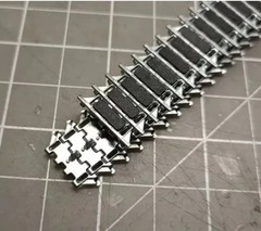 San Xin Model 1/35 British Chieftan Metal Track Links with Brass Pins SX35026