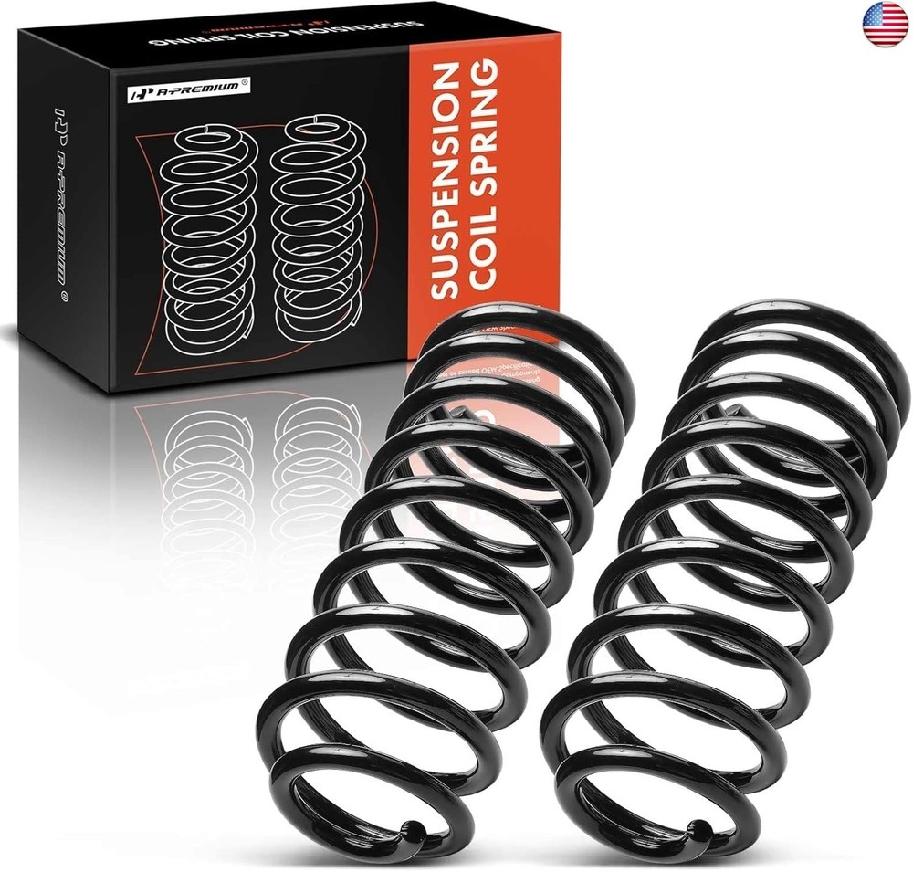 A-Premium 2Pcs Rear Left and Right Suspension Coil Spring Set Compatible with