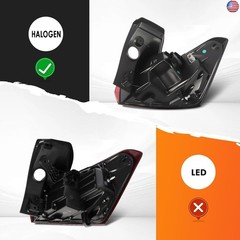 Tail Light Compatible with Equinox 2022-2024 Left Outer Driver Side Rear Brake