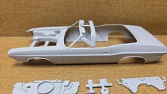 1970 Dodge Challenger BODY SHELL & ACCESSORIES 1/25 AMT NEW Model Kit PARTS