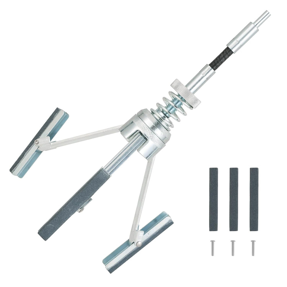 Engine Cylinder Hone Tool | 2″ to 6-1/2″ Diameter Adjustable Deglazer with Extra