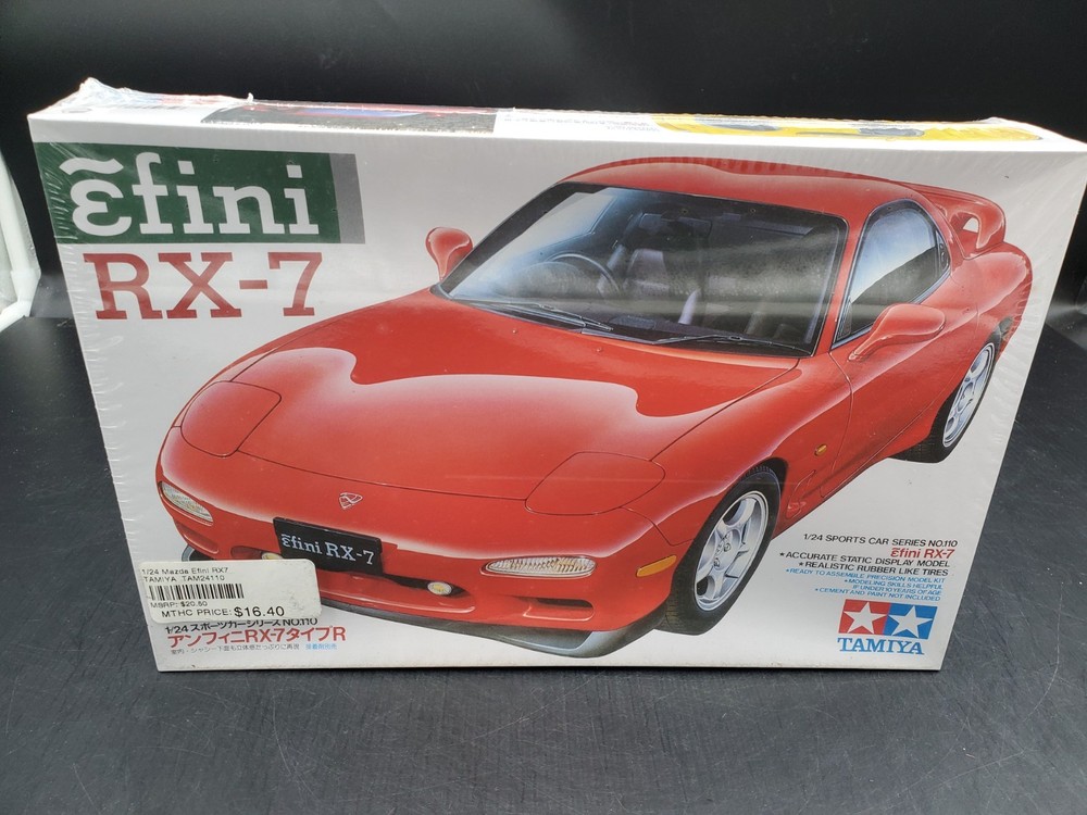 🔥Discontinued Tamiya 1:24 Scale Mazda efini RX-7 (FD3S) model kit # 24110*1900