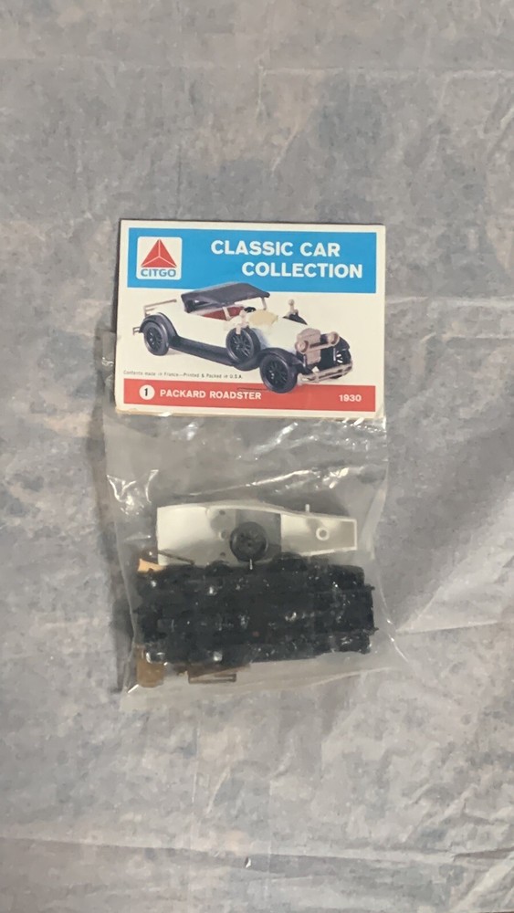 Citgo Classic Car Collection #1 – Packard Roadster 1930 kit – vintage SEALED