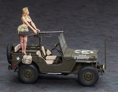 Hasegawa 1/24 1/4 ton 4 × 4 Truck (Equipped with 50 caliber M2 machine gun)