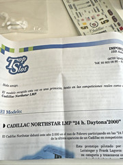 TOP SLOT 1/32 Cadillac Northstar LMP 24h Daytona 2000 Slot car body kit.