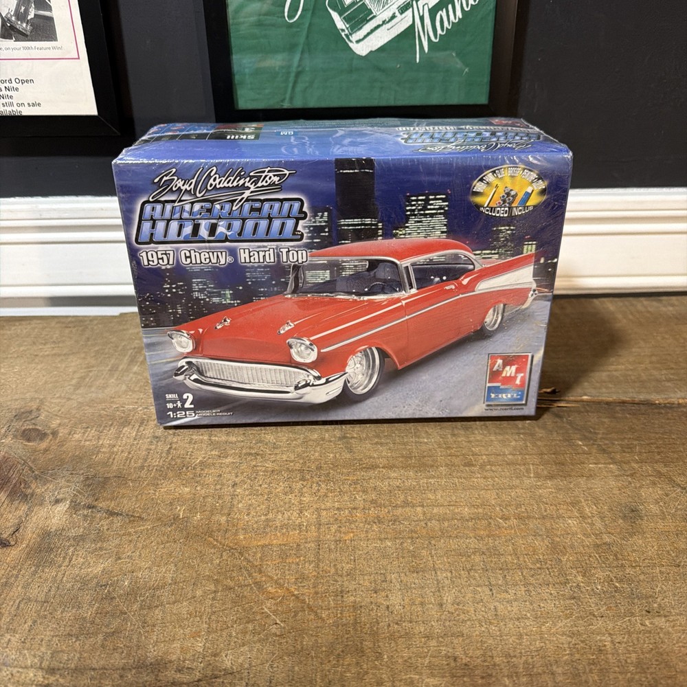 AMT ERTL 1957 CHEVY Hard Top Boyd Coddington American HotRod Model Kit Sealed