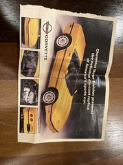 Monogram 1987 Corvette Roadster 1:24 Scale Unused #2742 With Corvette Ad
