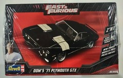Revell FAST & FURIOUS ~ Dom’s ’71 Plymouth GTX 2n1 1:24 Scale Model Kit 85-4477