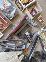 Large Group Lot Vintage Model Models Car Cars Boats Planes Junk Yard Junkyard