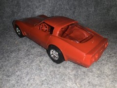 1981 red orange corvette promo (Lot#893)