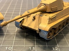 MODELLISTICA Italy Minitanks TWO WWII PAINTED TAN TANKS – Approx 4″ Long LOT G